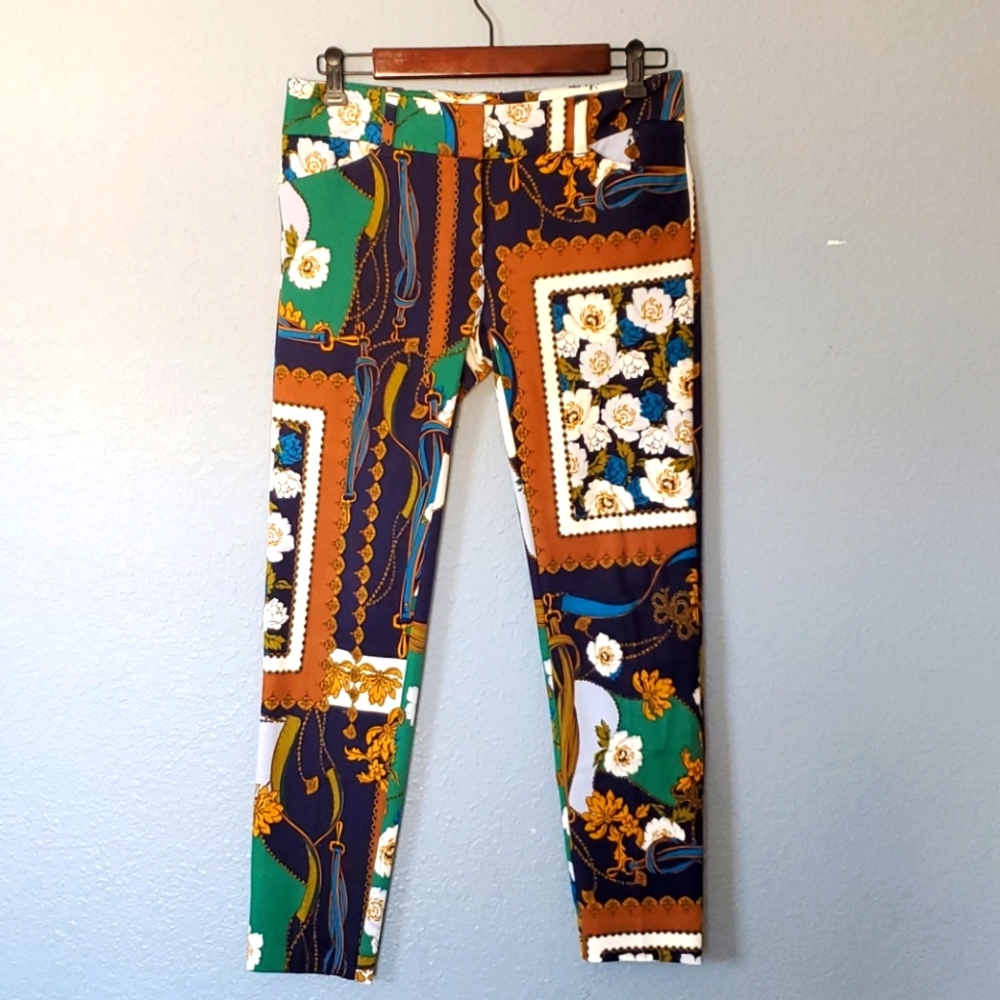 Designer Floral Print Pant
